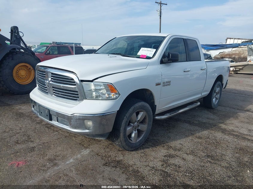 Vin: 1c6rr7gt7gs270953, lot: 45936183, ram 1500 big horn 20162