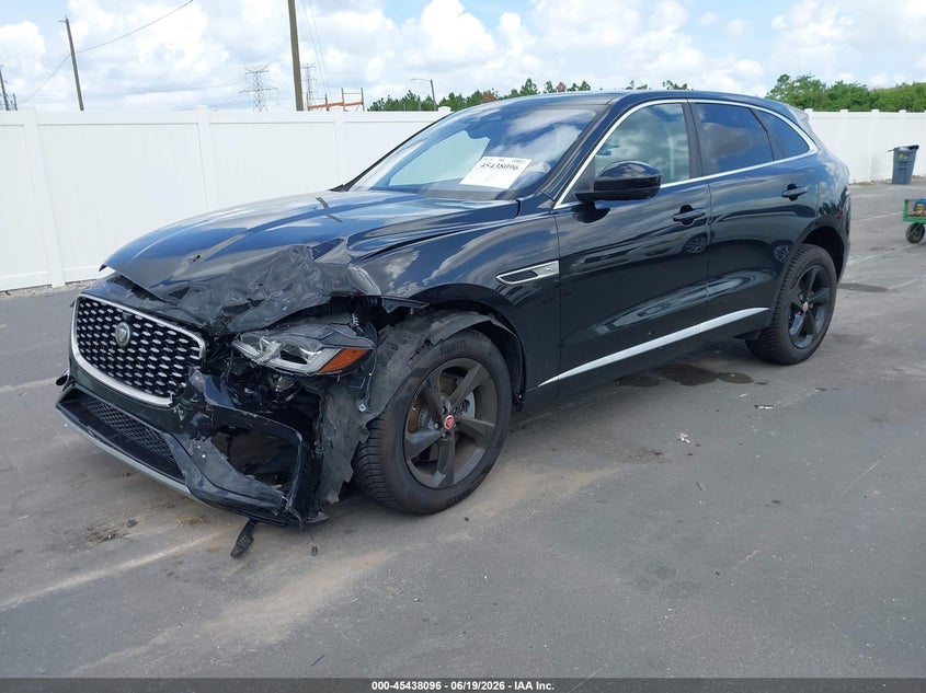 Vin: sadck2ex0ma674162, lot: 45936196, jaguar f-pace p250 awd automatic 20212