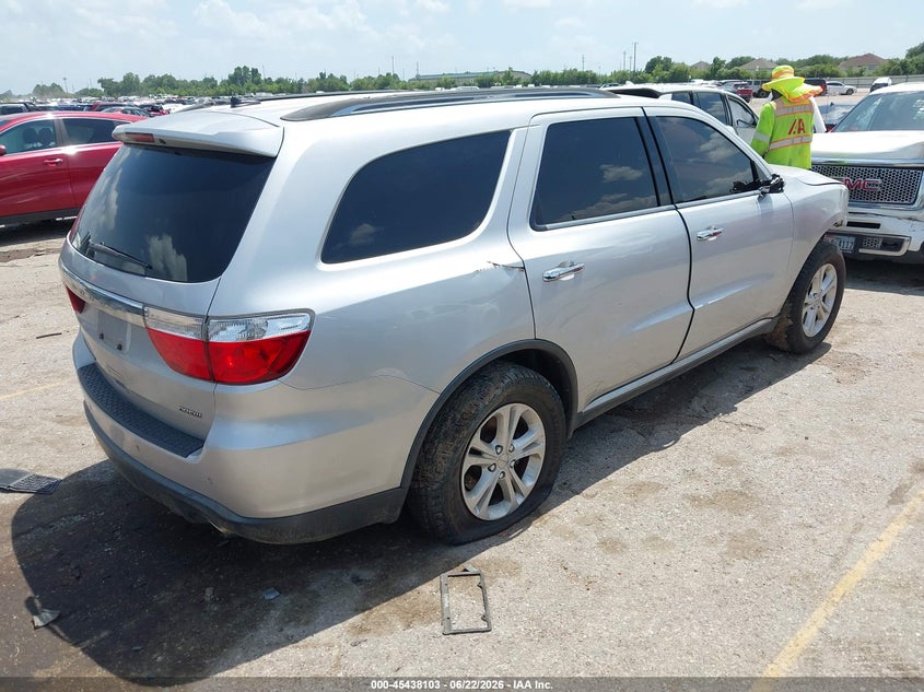 Vin: 1c4rdhdg0dc632616, lot: 45936203, dodge durango crew 20134