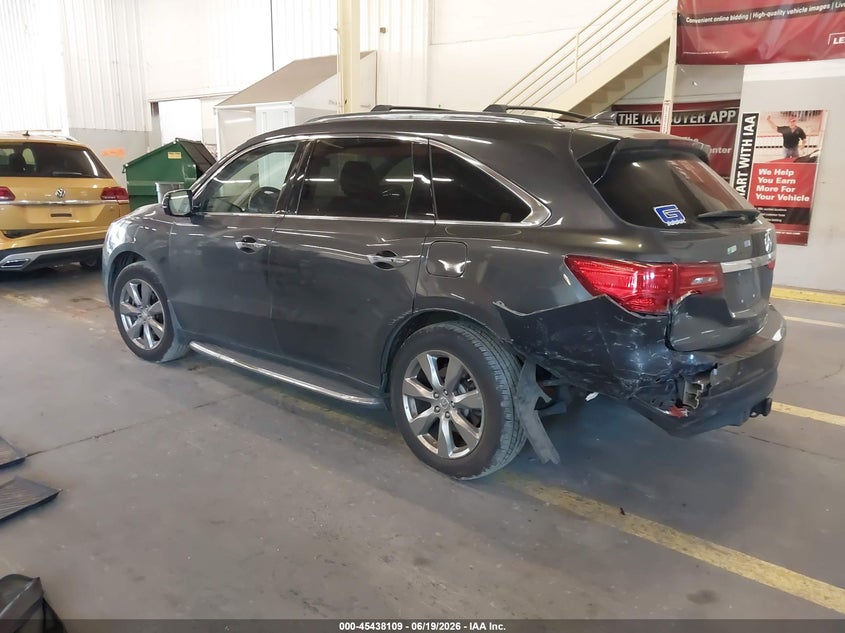 Vin: 5fryd4h92gb039779, lot: 45936209, acura mdx advance   entertainment packages/advance package 20163
