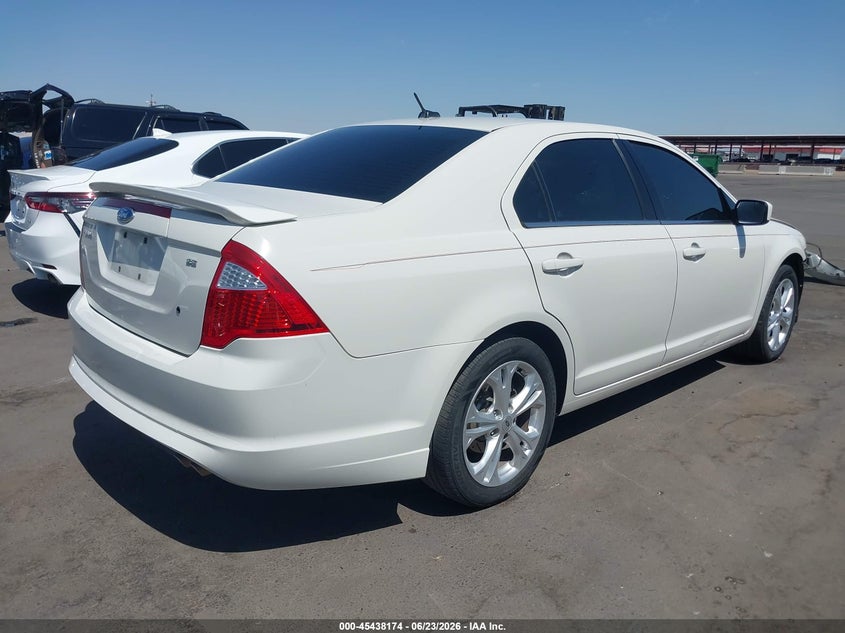 Vin: 3fahp0ha7cr248977, lot: 45936274, ford fusion se 20124