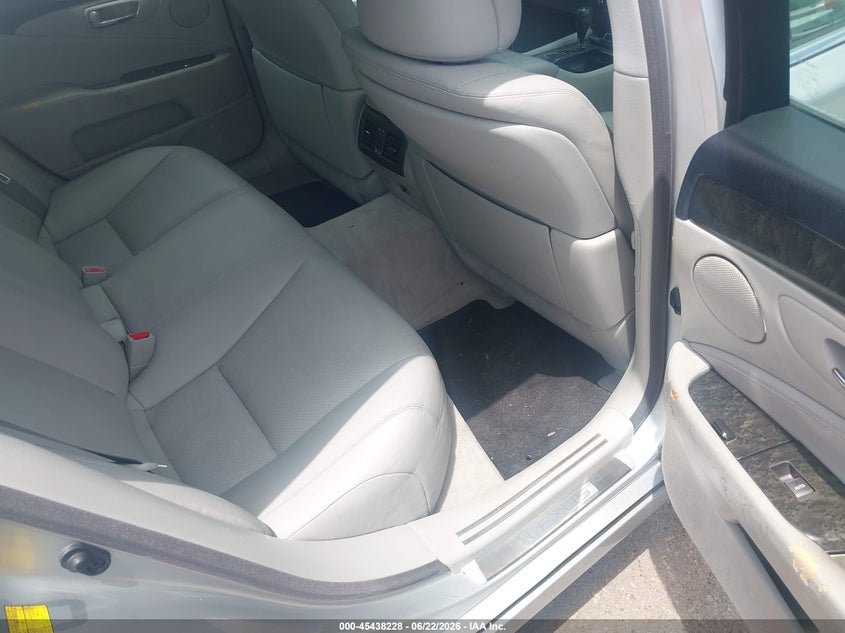 2009 Lexus Ls 460 VIN: JTHBL46F795086344 Lot: 45438228