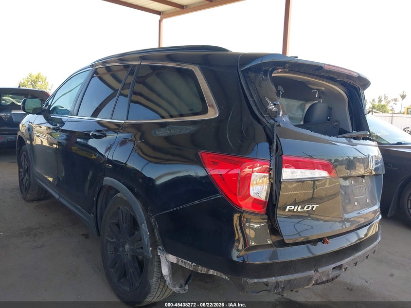 2021 HONDA PILOT VIN 5FNYF5H29MB007881 nuotrauka 3