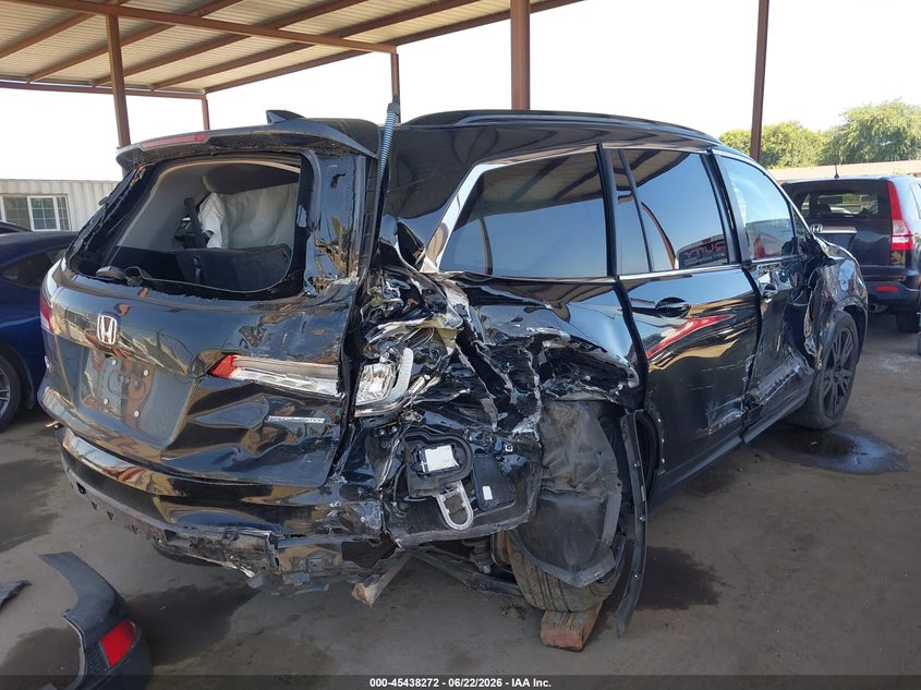 2021 HONDA PILOT VIN 5FNYF5H29MB007881 nuotrauka 4