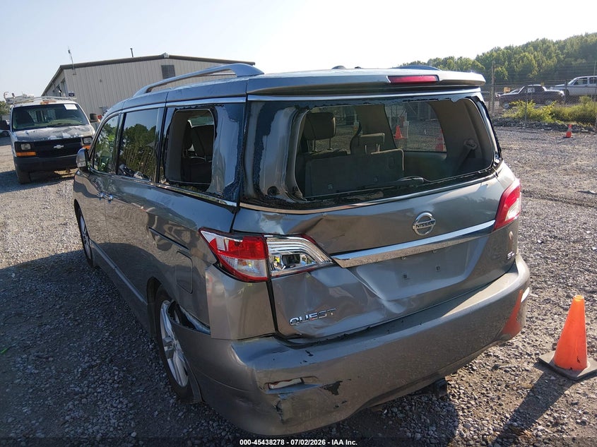 2013 Nissan Quest Sl VIN: JN8AE2KP5D9060194 Lot: 45438278
