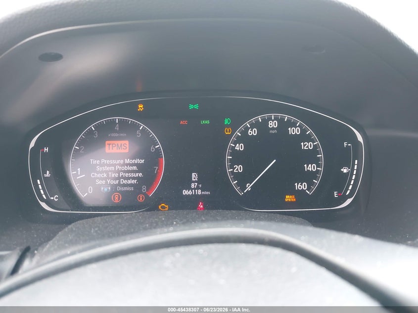 2020 HONDA ACCORD auction photo 7