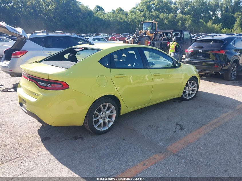 Vin: 1c3cdfba2dd179235, lot: 45936527, dodge dart rallye 20134