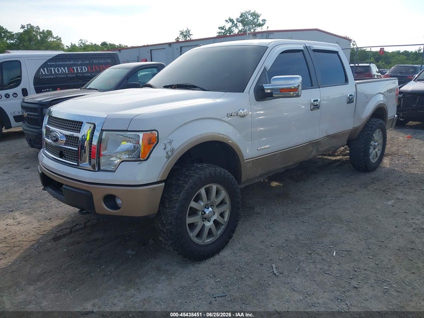 2012 FORD F-150 PICKUP 3.5L V-6 DI, DOHC, VVT, TURBO, 365HP
