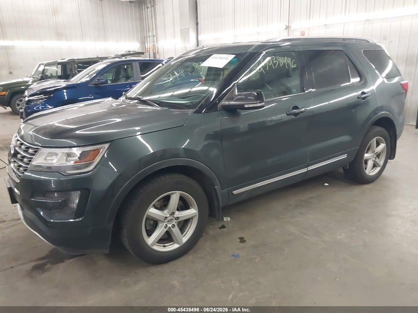 Vin: 1fm5k8d84gga09828, lot: 45936596, ford explorer xlt 20162