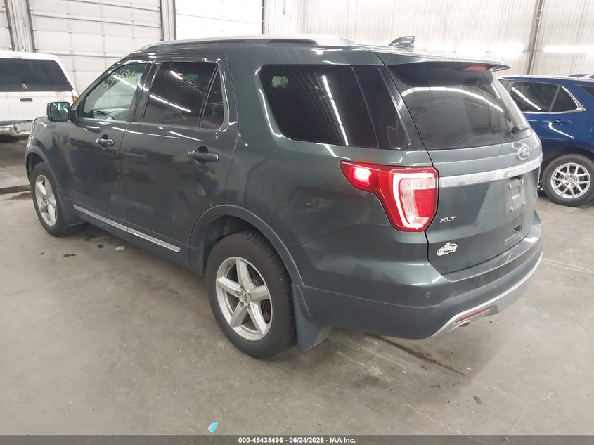 Vin: 1fm5k8d84gga09828, lot: 45936596, ford explorer xlt 20163