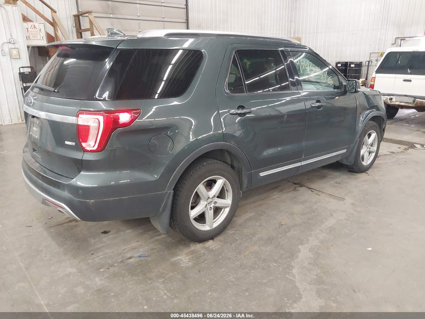Vin: 1fm5k8d84gga09828, lot: 45936596, ford explorer xlt 20164