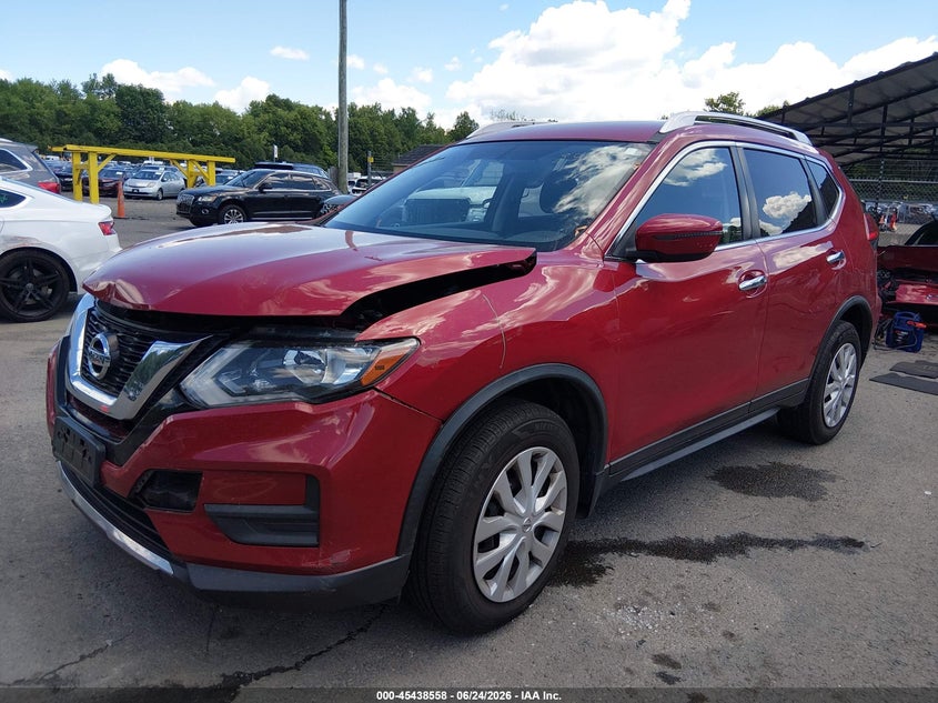 2017 Nissan Rogue, Front End, IAAI, VIN JN8AT2MV3HW010287 — photo 2
