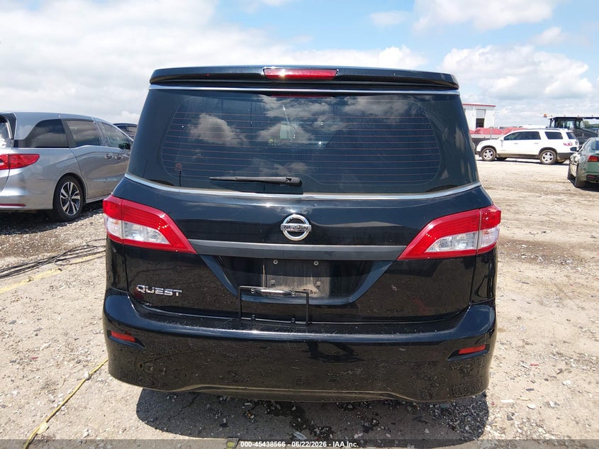 2016 Nissan Quest S VIN: JN8AE2KP9G9155166 Lot: 45438566