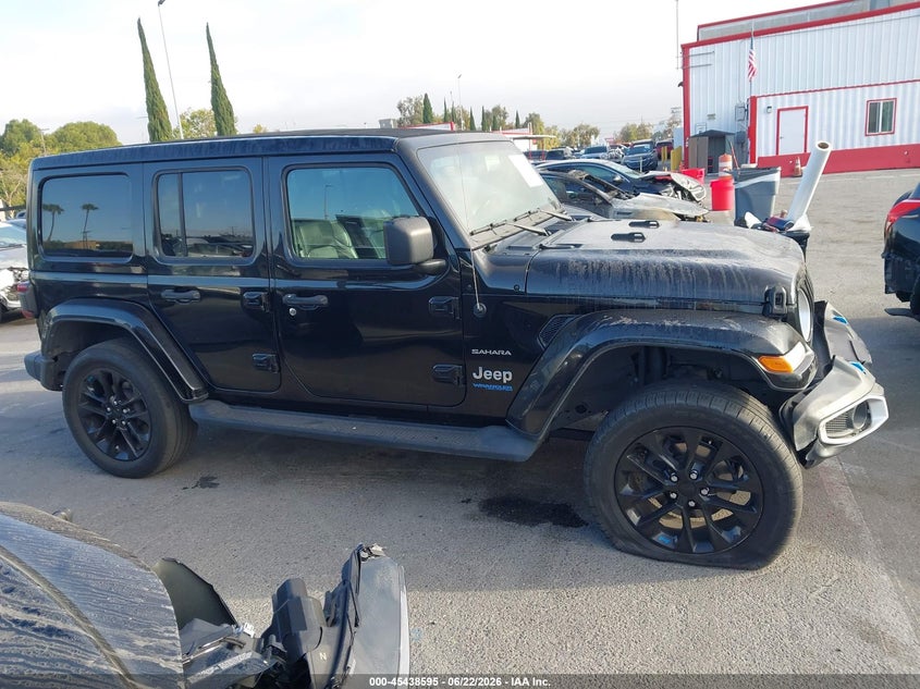2022 Jeep Wrangler 4Xe Unlimited Sahara 4X4 VIN: 1C4JJXP64NW267764 Lot: 45438595