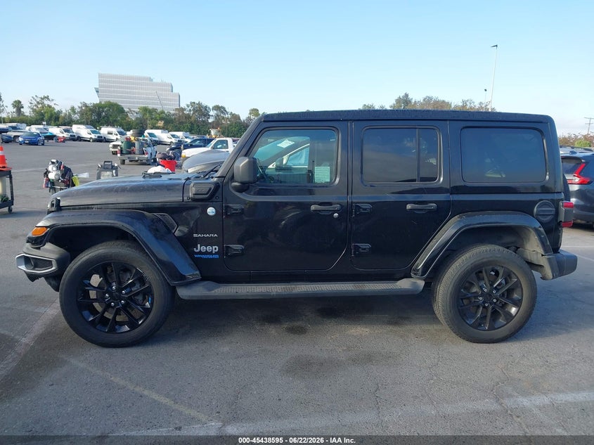 2022 Jeep Wrangler 4Xe Unlimited Sahara 4X4 VIN: 1C4JJXP64NW267764 Lot: 45438595