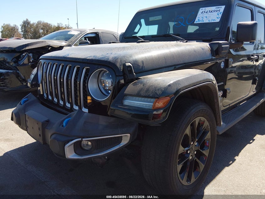 2022 Jeep Wrangler 4Xe Unlimited Sahara 4X4 VIN: 1C4JJXP64NW267764 Lot: 45438595