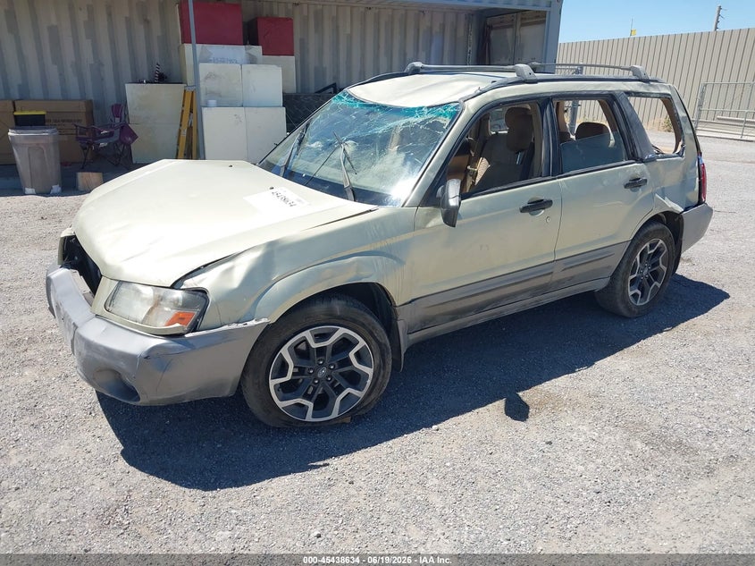 2004 SUBARU FORESTER SPORT UTILITY VEHICLE 2.5L H-4 165HP