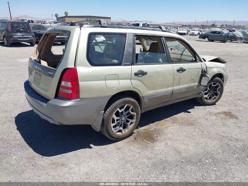 2004 SUBARU FORESTER SPORT UTILITY VEHICLE 2.5L H-4 165HP