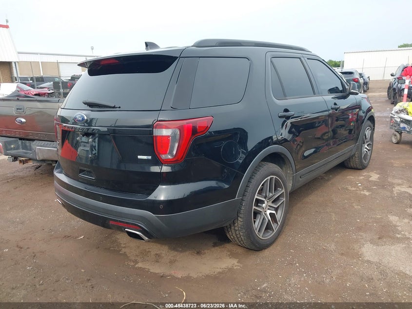 Vin: 1fm5k8gt2gga43654, lot: 45936823, ford explorer sport 20164