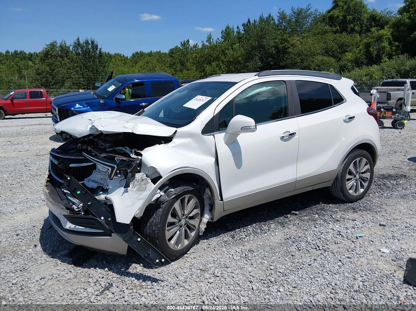 Vin: kl4cjasb2kb860014, lot: 45936867, buick encore fwd preferred 20192