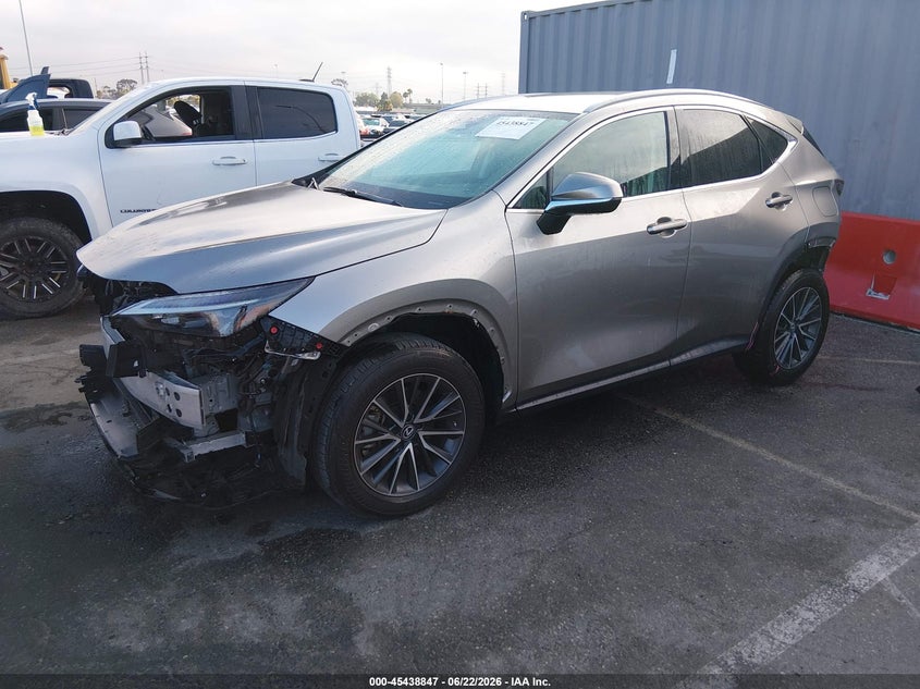 Vin: 2t2adcaz7pc003240, lot: 45936947, lexus nx 250 20232