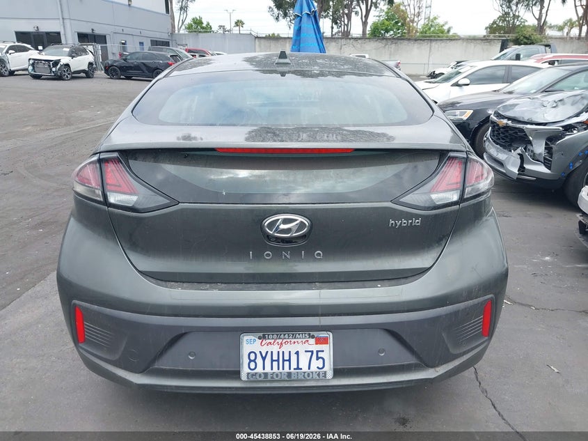 VIN KMHC05LC9NU266340 2022 HYUNDAI IONIQ HYBRID LIMITED