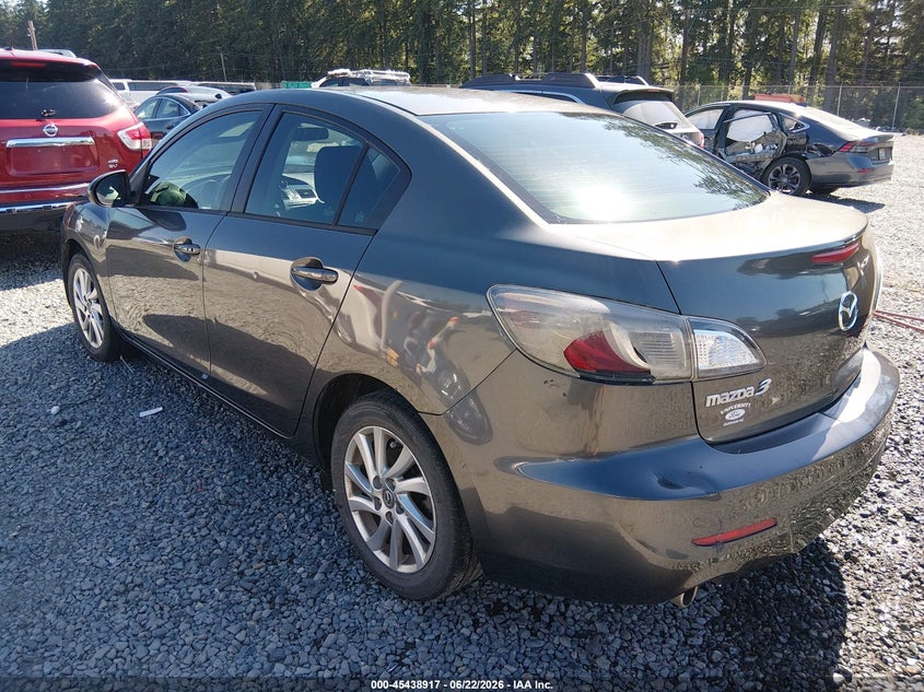 Vin: jm1bl1vp4d1791368, lot: 45937017, mazda mazda3 i touring 20133