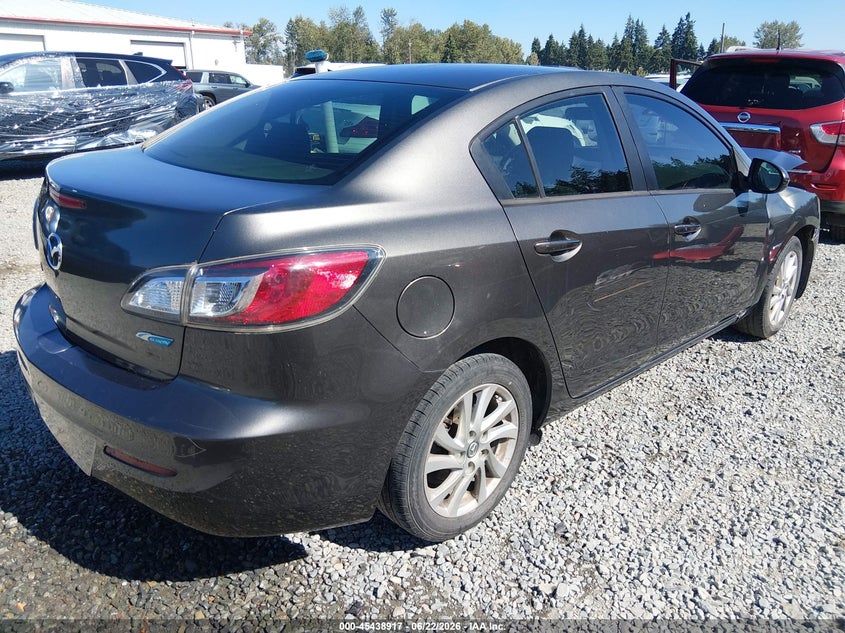 Vin: jm1bl1vp4d1791368, lot: 45937017, mazda mazda3 i touring 20134