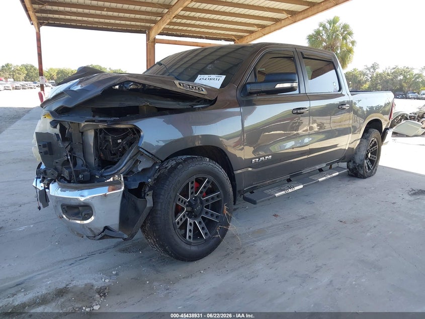 Vin: 1c6rreft1nn189948, lot: 45937031, ram 1500 big horn  4x2 5'7 box 20222