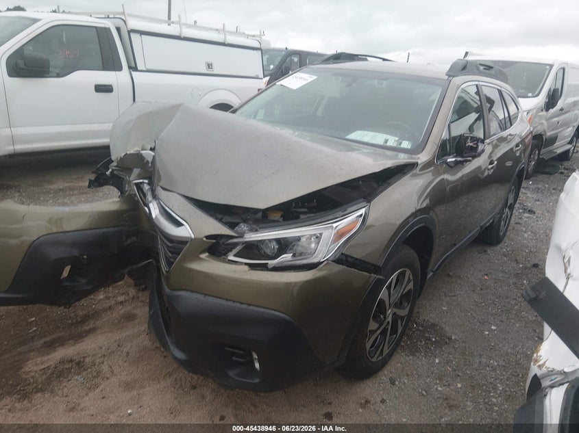 Vin: 4s4btamc7m3120291, lot: 45937046, subaru outback limited 20212