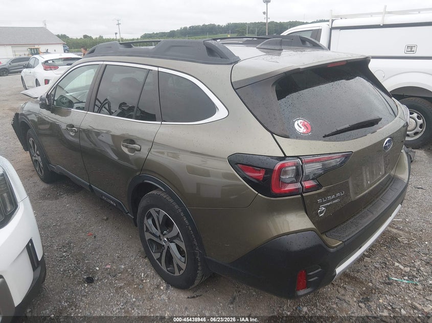 Vin: 4s4btamc7m3120291, lot: 45937046, subaru outback limited 20213