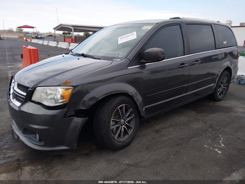 Vin: 2c4rdgcg1hr574234, lot: 45937076, dodge grand caravan sxt 20172
