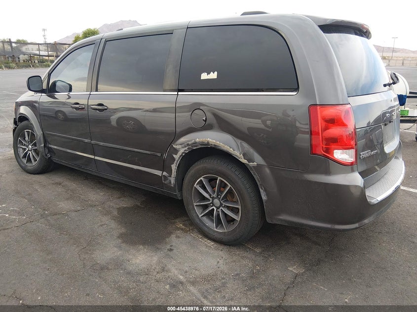 Vin: 2c4rdgcg1hr574234, lot: 45937076, dodge grand caravan sxt 20173