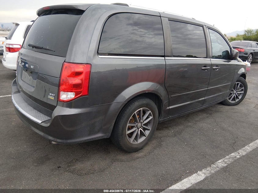 Vin: 2c4rdgcg1hr574234, lot: 45937076, dodge grand caravan sxt 20174