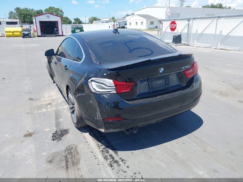 Vin: wba4j1c50jbg78667, lot: 45937106, bmw 430i gran coupe 20183