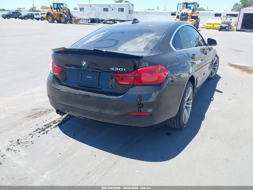 Vin: wba4j1c50jbg78667, lot: 45937106, bmw 430i gran coupe 20184