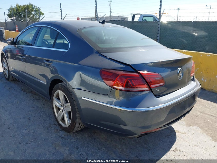 2013 Volkswagen Cc 2.0T Sport VIN: WVWBP7AN2DE551594 Lot: 45439034