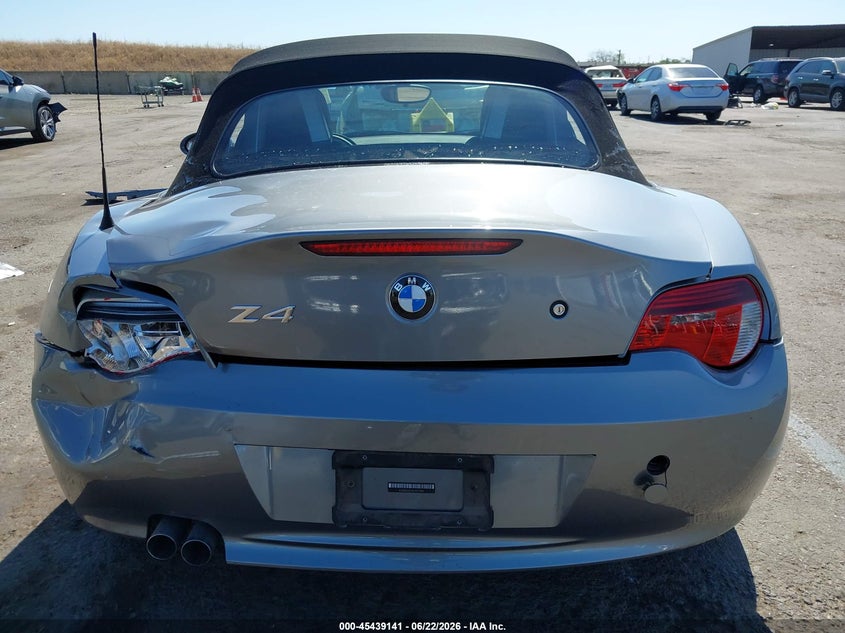 2008 BMW Z4 3.0I VIN: 4USBU33578LW75399 Lot: 45439141