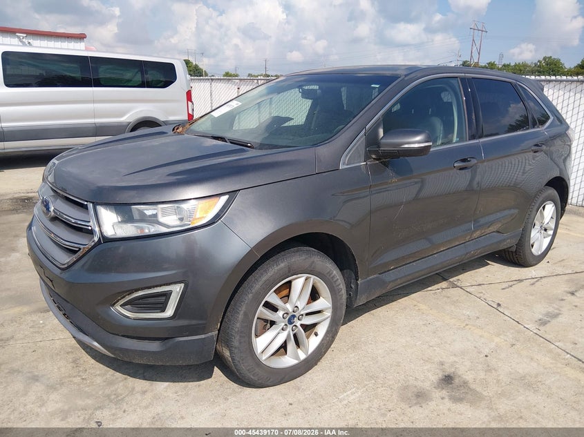 Vin: 2fmtk4j80fbb63222, lot: 45937270, ford edge sel 20152