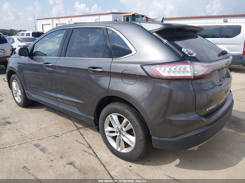 Vin: 2fmtk4j80fbb63222, lot: 45937270, ford edge sel 20153