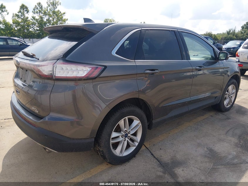 Vin: 2fmtk4j80fbb63222, lot: 45937270, ford edge sel 20154