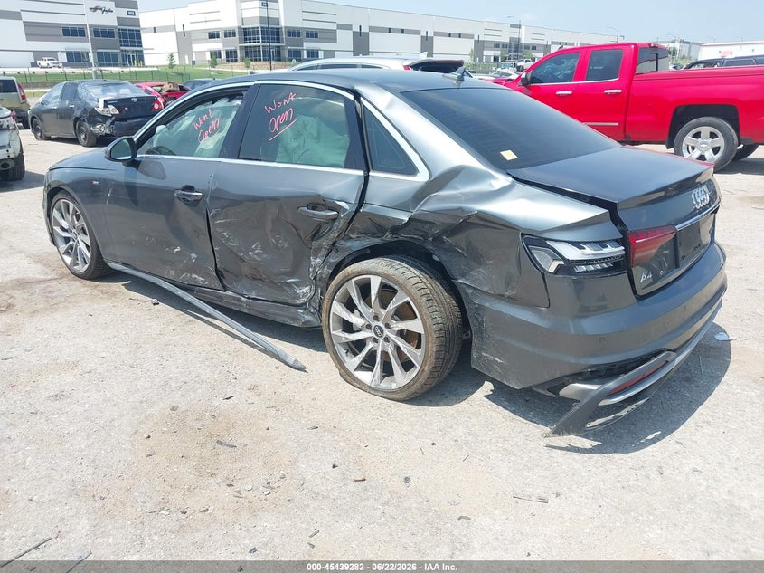 Vin: wauenaf47ln010374, lot: 45937382, audi a4 premium plus 45 tfsi quattro s tronic 20203