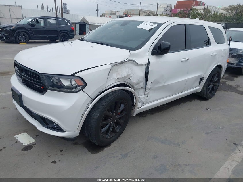 Vin: 1c4rdhag9jc112057, lot: 45937405, dodge durango sxt 20182