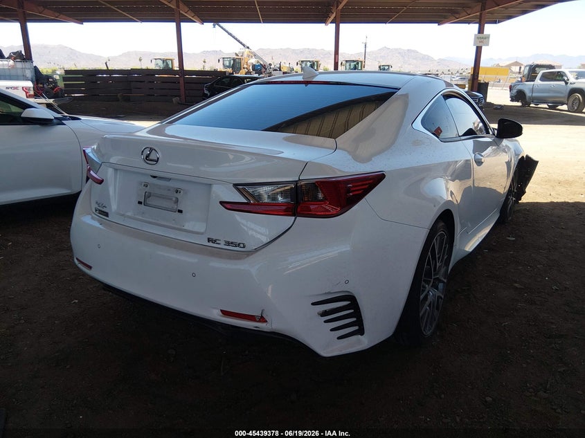 Vin: jthhe5bc9f5002820, lot: 45937479, lexus rc 350 20154