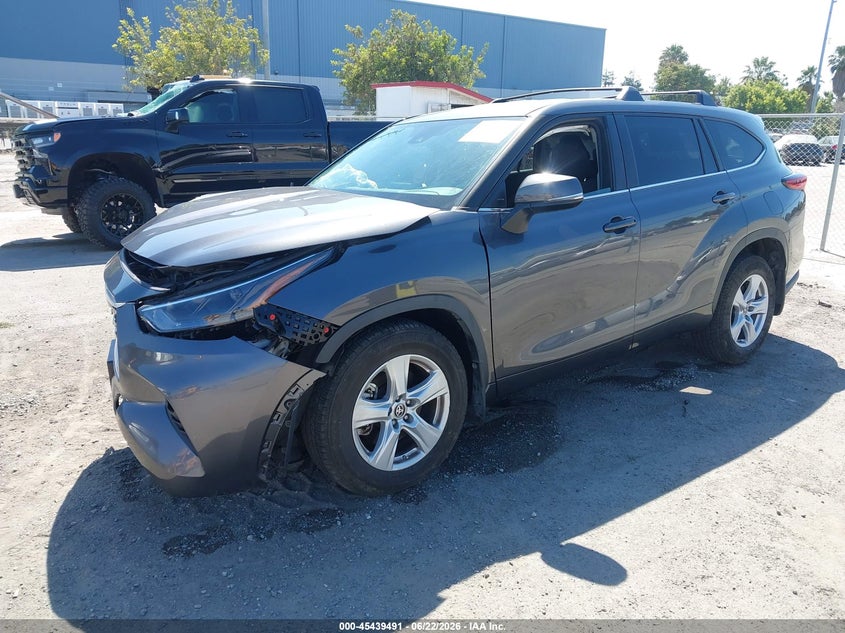 Vin: 5tdkdrah1ps032050, lot: 45937591, toyota highlander le 20232