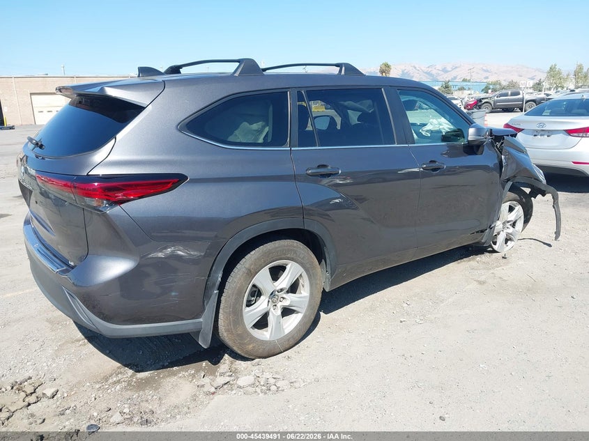 Vin: 5tdkdrah1ps032050, lot: 45937591, toyota highlander le 20234