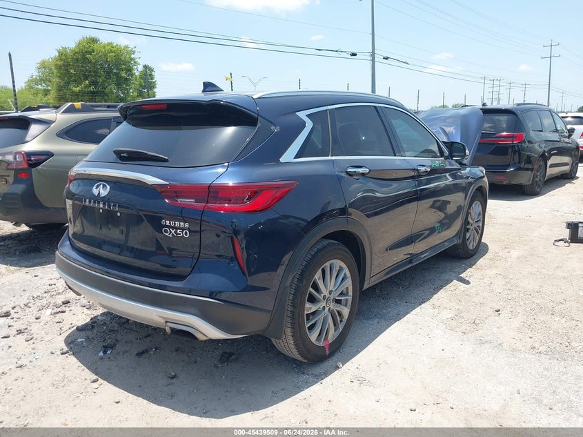 Vin: 3pcaj5ba2rf106954, lot: 45937609, infiniti qx50 luxe 20244