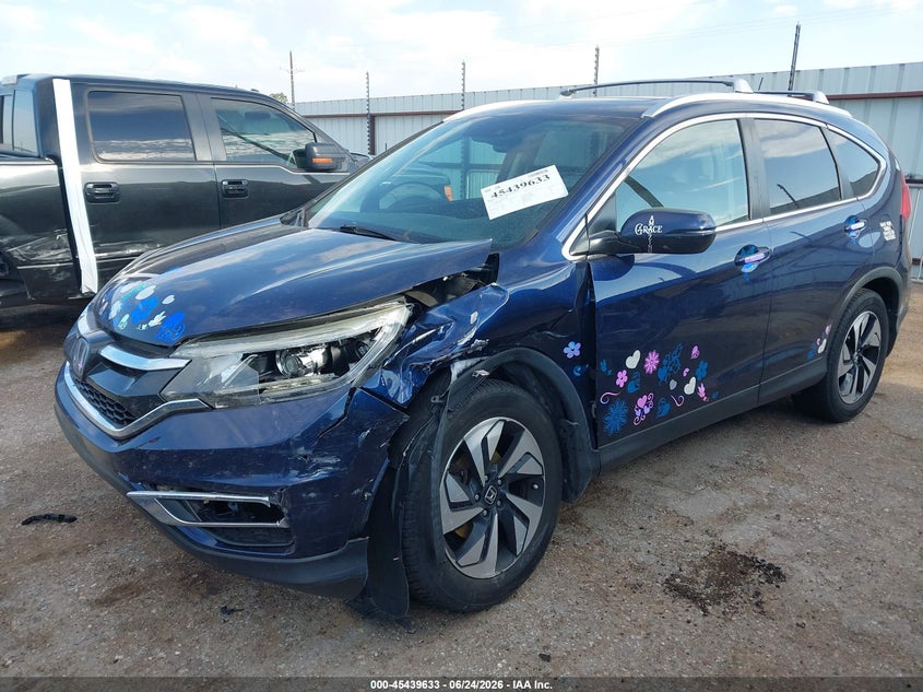 2016 Honda CR-V, Left Side, IAAI, VIN 5J6RM4H99GL104267 — photo 2