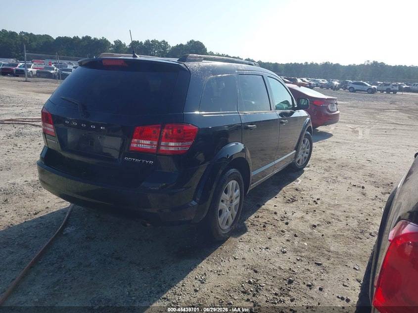 Vin: 3c4pdcab3jt527779, lot: 45937801, dodge journey se 20184