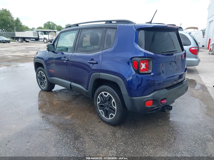 Vin: zaccjbcbxhpe50201, lot: 45937862, jeep renegade trailhawk 4x4 20173